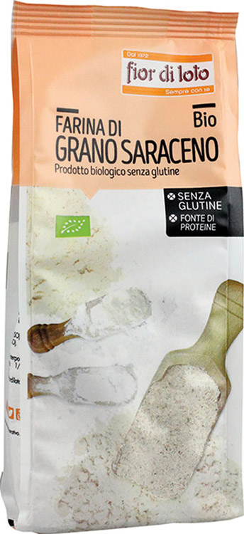 FARINA GRANO SARACENO SENZA GLUTINE BIO 375 G - Gruppofarmastore.it