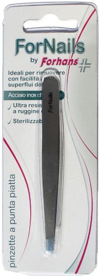 FORHANS PINZETTA A PUNTA PIATTA 9,5 CM - Gruppofarmastore.it