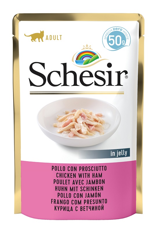 SCHESIR CAT POLLO CON PROSCIUTTO 50 G - Gruppofarmastore.it