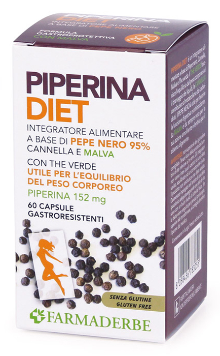 PIPERINA DIET 60 COMPRESSE - Gruppofarmastore.it