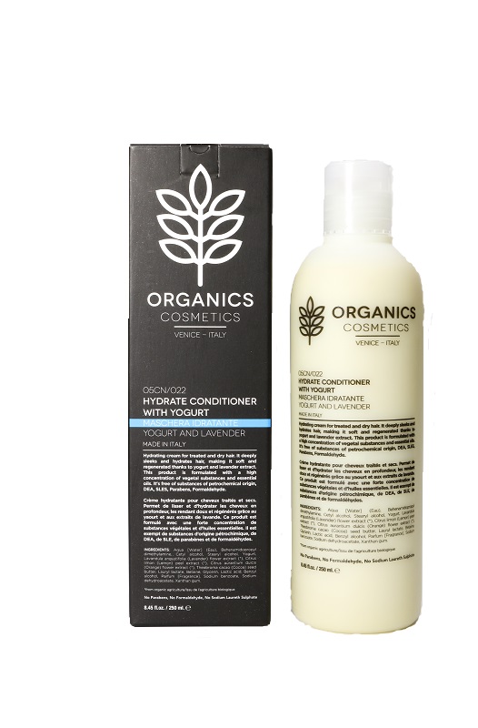 ORGANICS COSMETICS HYDRATE CONDITIONER WITH YOGURT AND LAVENDER 250 ML - Gruppofarmastore.it