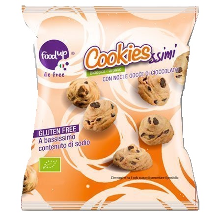 COOKIESSIMI BISCOTTI CON NOCI E GOCCE DI CIOCCOLATO 50 G - Gruppofarmastore.it