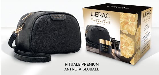 COFFRET LIERAC THE BRIDGE PREMIUM CREMA SETOSA 50 ML + 8 ML + 3 ML - Gruppofarmastore.it