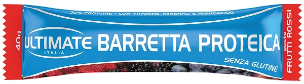 ULTIMATE ITALIA BARRETTA PROTEICA FRUTTI ROSSI 40 G - Gruppofarmastore.it