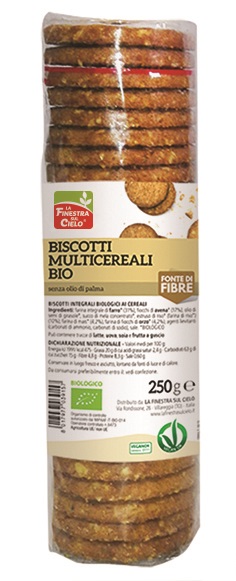 BISCOTTI MULTICEREALI 250 G - Gruppofarmastore.it