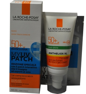 ANTHELIOS GEL-CREMA 50+ TOCCO SECCO CON PROFUMO + UV PATCH OMAGGIO - Gruppofarmastore.it