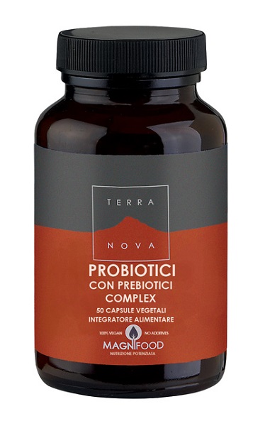 TERRANOVA PROBIOTICI CON PREBIOTICI COMPLEX 50 CAPSULE VEGETALI - Gruppofarmastore.it