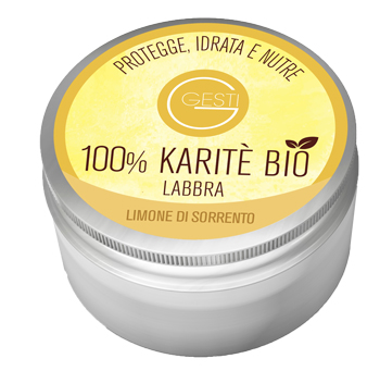 GESTI 100% KARITE' BIO 10 ML LIMONE DI SORRENTO LABBRA - Gruppofarmastore.it