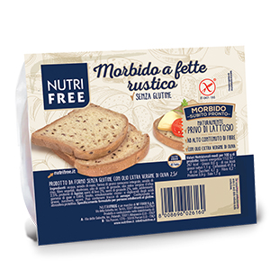NUTRIFREE MORBIDO A FETTE RUSTICO 165 G - Gruppofarmastore.it