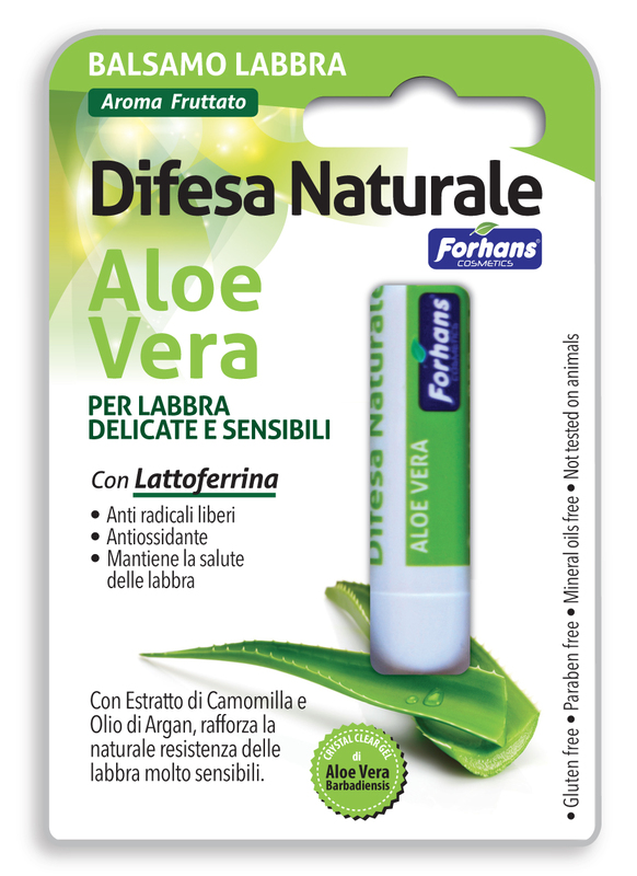 FORHANS BALSAMO LABBRA DIFESA NATURALE ALOE VERA - Gruppofarmastore.it