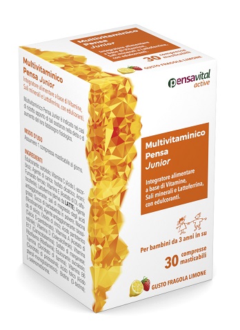 MULTIVITAMINICO PENSA JUNIOR 30 COMPRESSE MASTICABILI - Gruppofarmastore.it