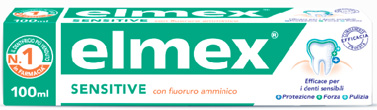 ELMEX DENTIFRICIO SENSITIVE CON FLUORURO AMMINICO 100 ML - Gruppofarmastore.it