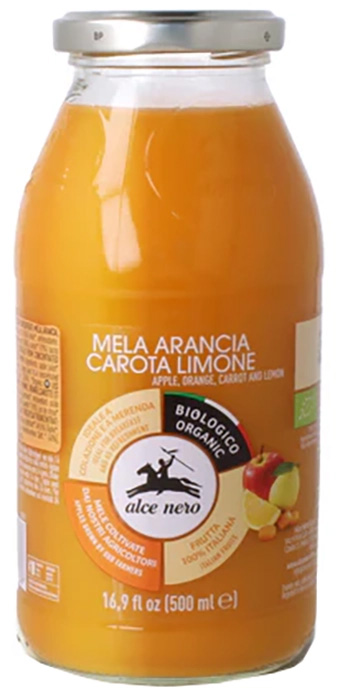 SUCCO 100% MELA ARANCIA CAROTA LIMONE 500 ML - Gruppofarmastore.it
