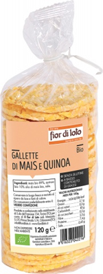 GALLETTE MAIS E QUINOA 120 G - Gruppofarmastore.it