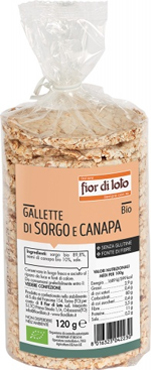 GALLETTE SORGO E CANAPA 120 G - Gruppofarmastore.it