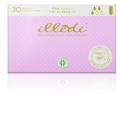ILLEDI ASSORBENTI SUPER MINI 180 MM 30 PEZZI - Gruppofarmastore.it