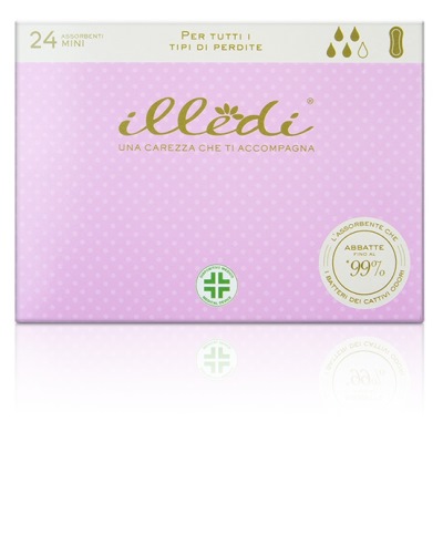 ILLEDI ASSORBENTI MINI IN TESSUTO NON TESSUTO PER INCONTINENZA 230 MM 24 PEZZI - Gruppofarmastore.it