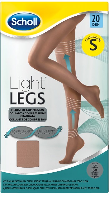 SCHOLL LIGHTLEGS 20 DENARI TAGLIA S COLORE NUDE 1 PAIO - Gruppofarmastore.it