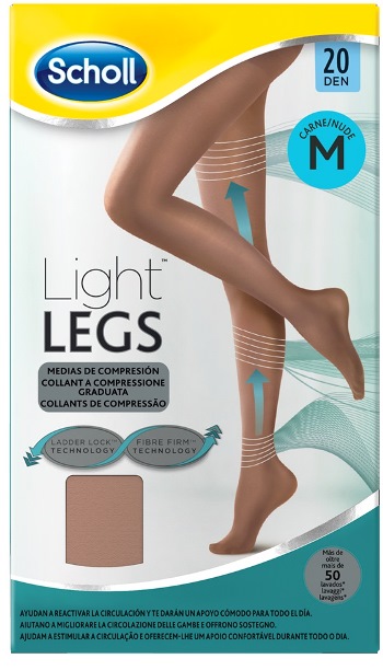 SCHOLL LIGHTLEGS 20 DENARI TAGLIA M COLORE NUDE 1 PAIO - Gruppofarmastore.it