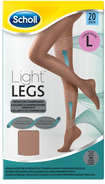 SCHOLL LIGHTLEGS 20 DENARI TAGLIA L COLORE NUDE 1 PAIO - Gruppofarmastore.it
