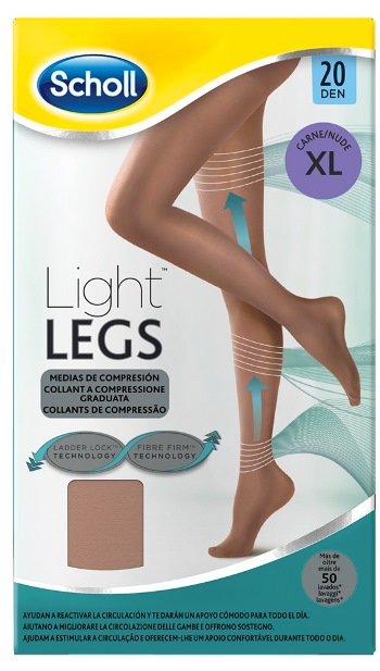 SCHOLL LIGHTLEGS 20 DENARI TAGLIA XL COLORE NUDE 1 PAIO - Gruppofarmastore.it