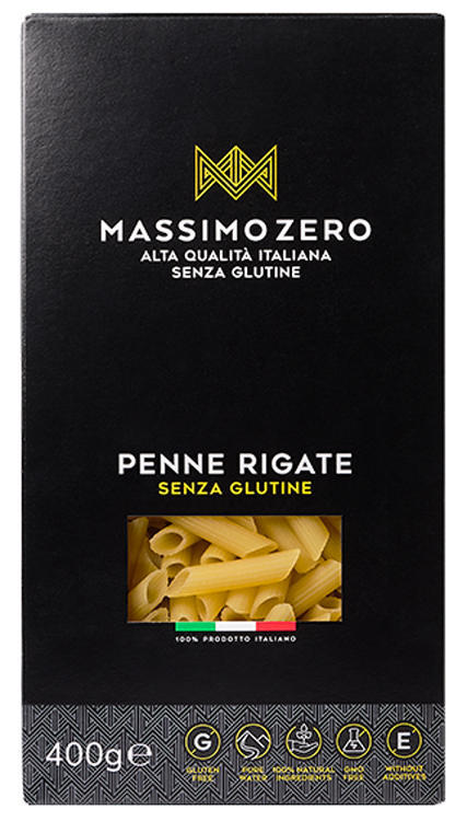 MASSIMO ZERO PENNE RIGATE 400 G - Gruppofarmastore.it