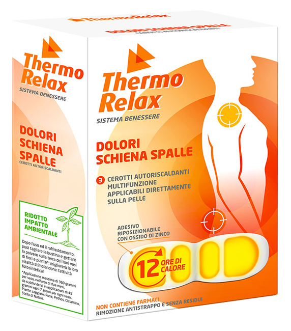 THERMORELAX CEROTTO MULTIFUNZIONE IN ASTUCCIO 3 PEZZI - Gruppofarmastore.it