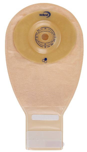SACCA PER ILEOSTOMIA TRASPARENTE RITAGLIABILE WELLAND AURUM PROFILE ILEO MIDI DIAMETRO 13-48 MM INIZIO CONVESSITA' 48 MM 10 PEZZI - Gruppofarmastore.it