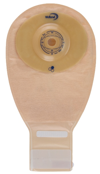 SACCA PER ILEOSTOMIA OPACA RITAGLIABILE WELLAND AURUM CONVEX ILEO MIDI DIAMETRO 13-48 MM INIZIO CONVESSITA' 48 MM 10 PEZZI - Gruppofarmastore.it