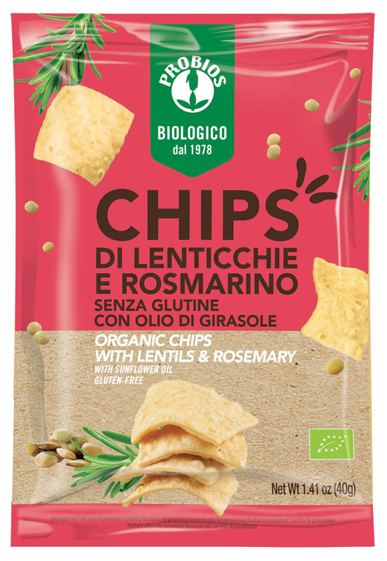 PROBIOS CHIPS DI LENTICCHIE ROSMARINO - Gruppofarmastore.it