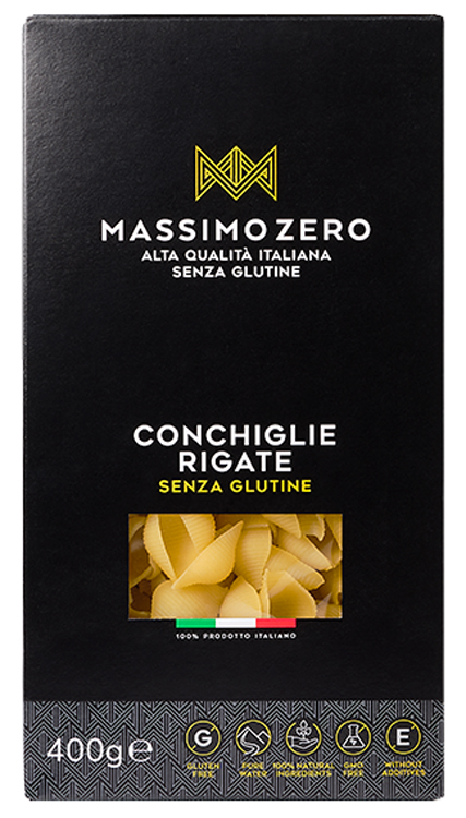 MASSIMO ZERO CONCHIGLIE RIGATE 400 G - Gruppofarmastore.it