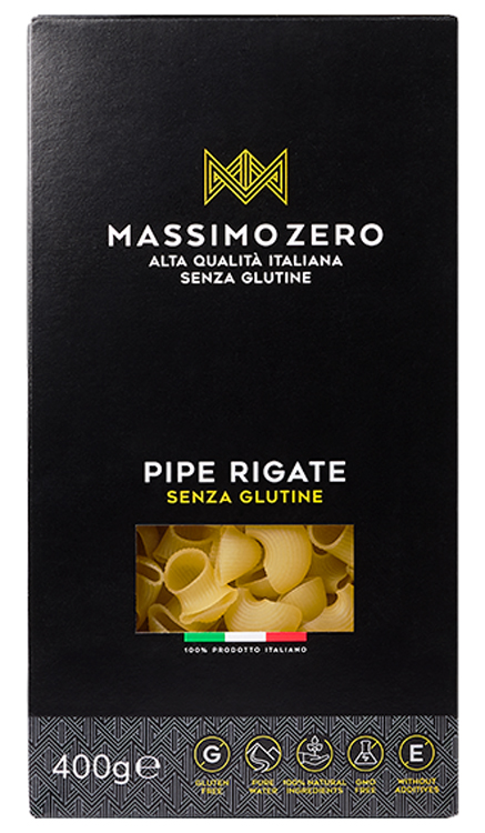 MASSIMO ZERO PIPE RIGATE 400 G - Gruppofarmastore.it