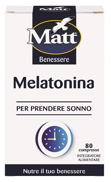 MATT BENESSERE MELATONINA 80 COMPRESSE - Gruppofarmastore.it