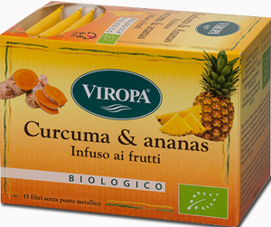 VIROPA CURCUMA & ANANAS INFUSO BIOLOGICO 15 BUSTINE 2,5 G - Gruppofarmastore.it