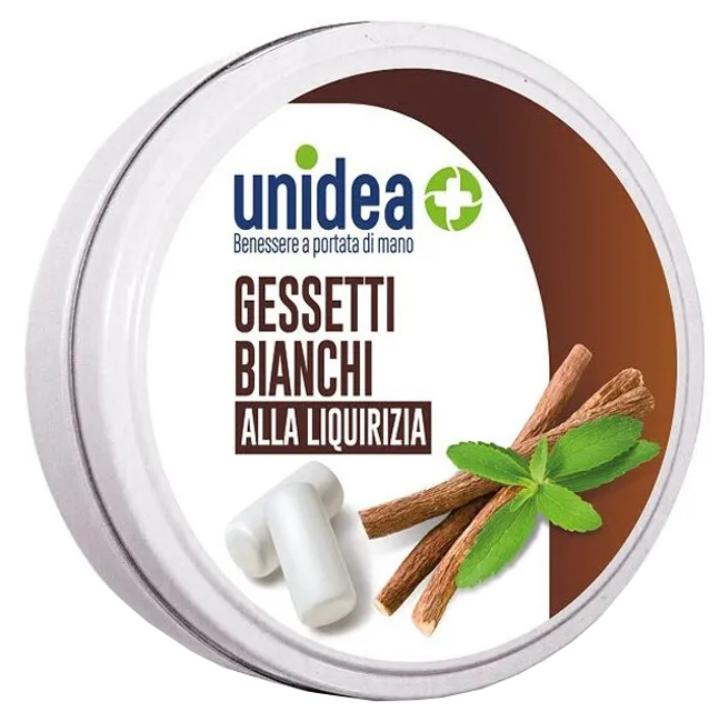 UNIDEA CARAMELLE GESSETTI LIQUIRIZIA 40G - Gruppofarmastore.it