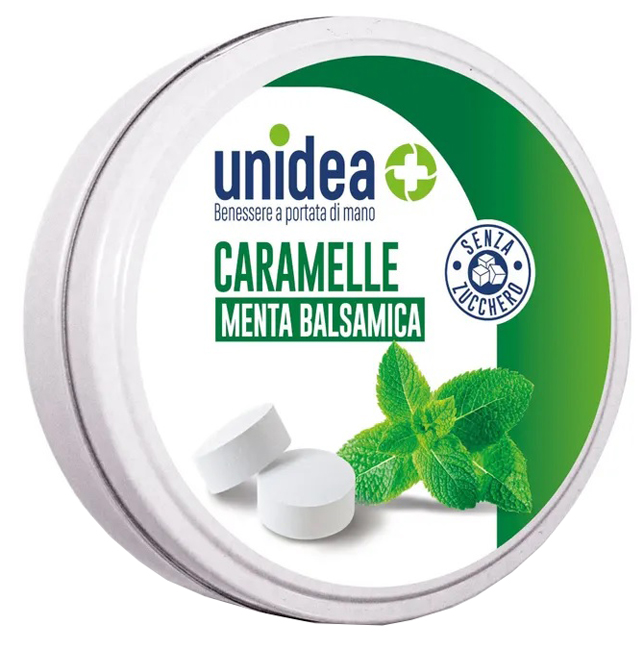 UNIDEA CARAMELLE MENTA BALSAMICA SENZA ZUCCHERO 40 G - Gruppofarmastore.it