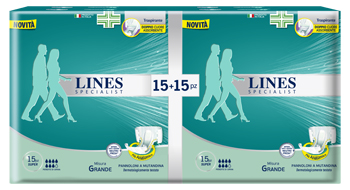 PANNOLONE A MUTANDA LINES SPECIALIST SUPER MG 30 PEZZI - Gruppofarmastore.it