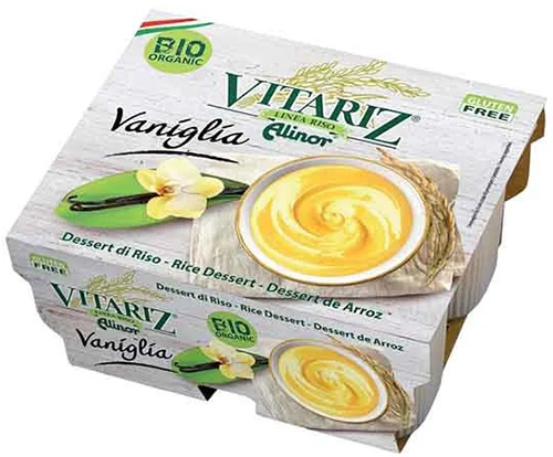 VITARIZ DESSERT DI RISO ALLA VANIGLIA BIO 4 X 100 G - Gruppofarmastore.it