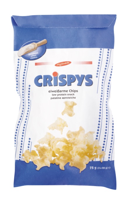 MY SNACK CRISPYS SFOGLIE DI PATATE 3 BUSTE DA 25 G - Gruppofarmastore.it
