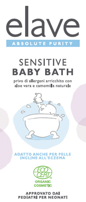 ELAVE BABY BATH DETERGENTE DELICATO CON CAMOMILLA E ALOE VERA BIOLOGICO 400 ML - Gruppofarmastore.it
