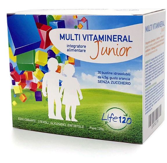 MULTI VITAMINERAL JUNIOR 30 BUSTINE - Gruppofarmastore.it