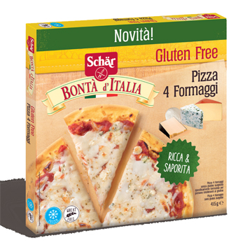 SCHAR SURG PIZZA 4 FORMAGGI 415 G 1 PEZZO - Gruppofarmastore.it