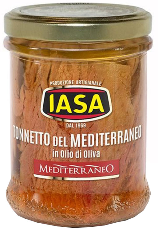IASA IL GUSTOSO TONNETTO DEL MEDITERRANEO IN OLIO EXTRA VERGINE DI OLIVA 200 G - Gruppofarmastore.it
