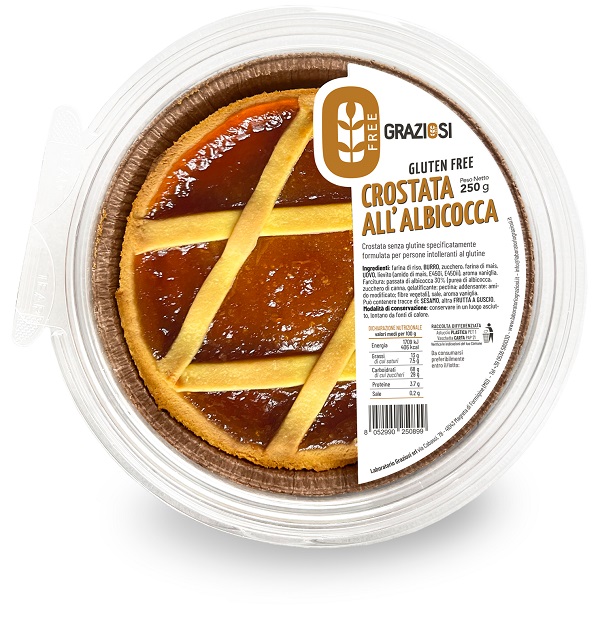 CROSTATA ALBICOCCA MEDIA 250 G - Gruppofarmastore.it