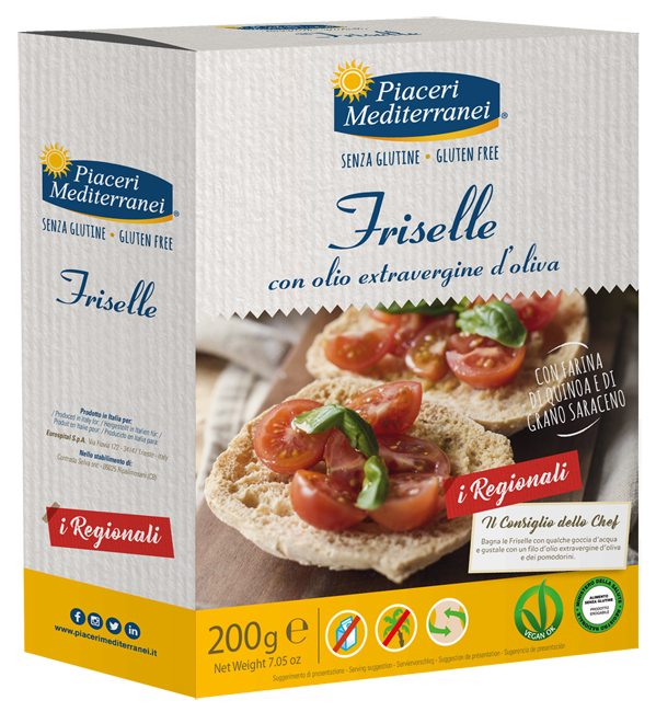 PIACERI MEDITERRANEI FRISELLE 200 G - Gruppofarmastore.it