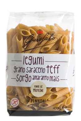 GAROFALO PENNONI PASTA SENZA GLUTINE LEGUMI E CEREALI 400 G - Gruppofarmastore.it