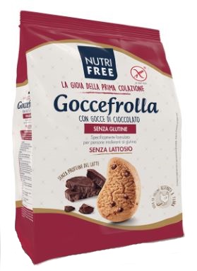 NUTRIFREE GOCCEFROLLA SNACK CLASSICA BONTA' SENZA LATTOSIO 6 MONOPORZIONI DA 40 G - Gruppofarmastore.it