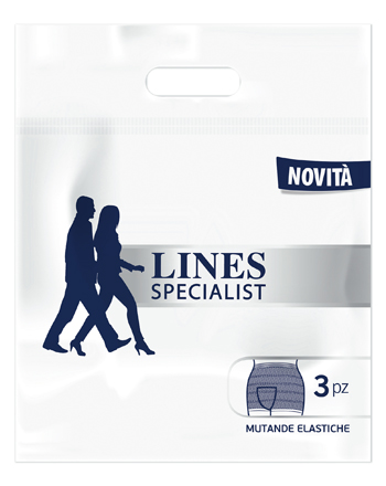 LINES SPECIALIST MUTANDA ELASTICA XL 3 PEZZI - Gruppofarmastore.it
