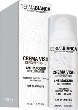DERMABIANCA CREMA VISO DEPIGMENTANTE ANTIMACCHIE SPF30 UVA/UVB 30 ML - Gruppofarmastore.it