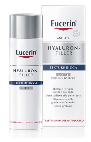 EUCERIN HYALURON+FILLER TEXTURE RICCA NOTTE 50 ML - Gruppofarmastore.it